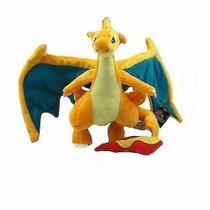 Boneca de pelúcia Charizard Mega Soft Stuffed Animal de 23 cm