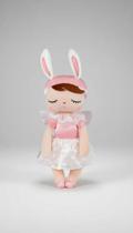 Boneca de Pelúcia com Orelhas de Coelho Rosa 35cm Boneca de Pelúcia com Orelhas de Coelho Rosa 35cm