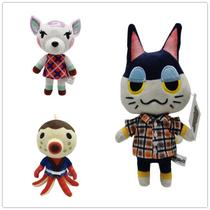 Boneca de pelúcia Crossingss New Horizons Cat Diana Octopus 21cm