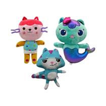 Boneca De Pelúcia De Gato Sereia Para Crianças, Brinquedo De Pelúcia Gabby Dollhouse, Animais De Boneca De Pelúcia De Gato Sereia Para Crianças, Brinquedo De Pelúcia Gabby Dollhouse, Animais De