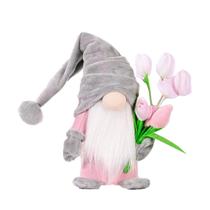 Boneca de pelúcia Decoration Fall Gnomes de 15 cm para casa ALYRMEI Grey