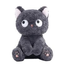 Boneca de pelúcia, desenho animado, gato preto, 33 cm - bicho de pelúcia macio