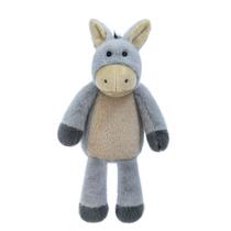 Boneca de pelúcia Donkey Soft Stuffed Doll de 45 cm com design fofo de desenho animado