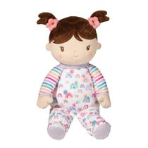 Boneca de pelúcia Douglas Isabelle Rainbow Stripe Soft 33cm Boneca de pelúcia Douglas Isabelle Rainbow Stripe Soft 33cm