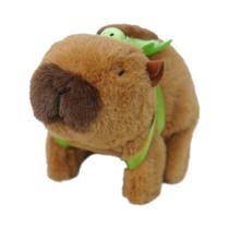 Boneca De Pelúcia Elétrica De Capivara De Simulação Infantil Andando De Um Lado Para O Outro