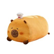 Boneca de pelúcia em forma de pão de capivara, desenho animado, 50 cm, recheada