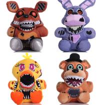 Boneca de pelúcia Five Nights at Freddy's Cartoon Girl 4 unidades