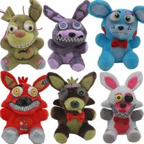 Boneca de pelúcia Fives Nights at Freddy 18 cm, 6 unidades para crianças