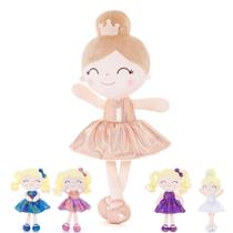 Boneca de pelúcia Gloveleya Baby Girl com saia Glitter Fish Scale