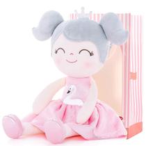 Boneca de pelúcia Gloveleya Swan Pink, brinquedo macio de 40 cm para menina