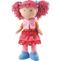 Boneca de Pelúcia HABA Lilli-Lou 12cm - Cabelo Rosa e Olhos Azuis (18 Meses+)