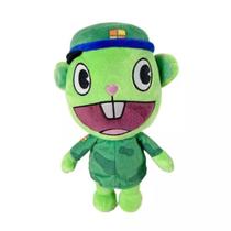 Boneca de pelúcia Happys Trees Friends, anime de 28 cm com enchimento de seda