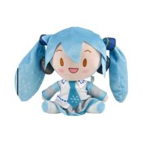 Boneca De Pelúcia Hatsune Miku De 20cm, Anime Sakura Snow Miku Sentada, Presente Kawaii Para