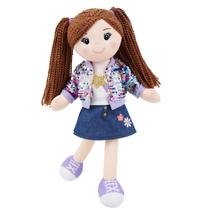 Boneca de pelúcia June Garden Snuggle Cutie Sophie Glam 45 cm para meninas