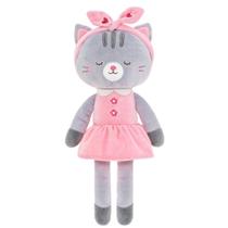 Boneca de pelúcia Lazada Kitty de pelúcia de 16 cm com faixa de cabelo