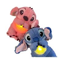 Boneca De Pelúcia Lilo & Stitch Rosa 2025 Nova Respirável Kawaii Brinquedo Musical Com Luz Para Boneca De Pelúcia Lilo & Stitch Rosa 2025 Nova Respirável Kawaii Brinquedo Musical Com Luz Para