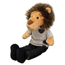 Boneca de pelúcia Lion Doll macia de 65 cm com pernas longas para todas as idades