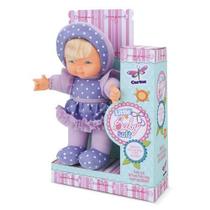 Boneca de Pelúcia Little Baby Soft Lilás 25 cm Antialérgica