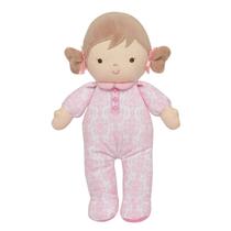 Boneca de pelúcia Little Me Brigitte 28 cm com chocalho para meninas