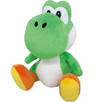 Boneca de pelúcia Mario Yoshi, dinossauro verde, recheado com 22 cm