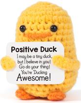 Boneca de pelúcia MBL Inspirational Crochet Positive Duck White