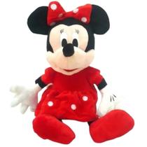 Boneca de Pelúcia Minnie Laço Rosa Vermelha Mickey Disney Boneca de Pelúcia Minnie Laço Rosa Vermelha Mickey Disney
