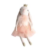 Boneca de pelúcia MON AMI Princess Bunny de 18 polegadas para crianças