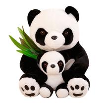 Boneca de pelúcia Panda com bebê Panda 22cm Boneca de pelúcia Panda com bebê Panda 22cm