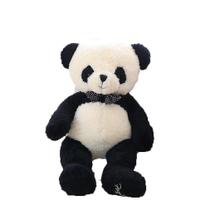 Boneca de pelúcia Panda de 40 cm com gravata borboleta para presente infantil