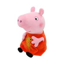 Boneca de Pelúcia Peppa Pig 30cm - Família Completa (Pai, Mãe e Peppa)