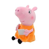 Boneca de Pelúcia Peppa Pig 30cm - Família Completa (Pai, Mãe e Peppa)