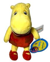 Boneca De Pelúcia Pequena Musical Tasha Hipopótamo Amarelo Backyardigans - Canta Fala Emite Sons - Nickelodeon - BBR Toys