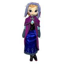 Boneca De Pelúcia Personagem Menina Princesa Morena Anna Irmã Da Elsa Frozen Disney