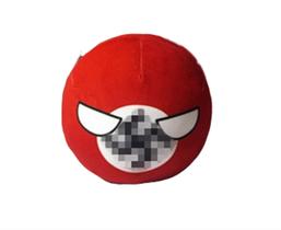 Boneca de pelúcia Polandball, bandeira de futebol da Alemanha, 3 pingentes de 9 cm