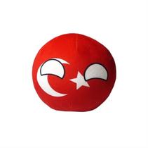 Boneca de pelúcia Polandball, bandeira de futebol, Império Otomano, 20cm