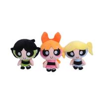 Boneca De Pelúcia Powerpuff Girls De 20Cm, Blossom, Buttercup, Bubbles, Brinquedo De Coração Fofo Boneca De Pelúcia Powerpuff Girls De 20Cm, Blossom, Buttercup, Bubbles, Brinquedo De Coração Fofo