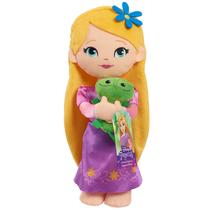 Boneca de Pelúcia Rapunzel Disney Princess Lil' Friends - 35cm com Acessórios
