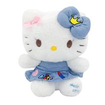 Boneca de pelúcia Sanrio Kitty azul claro 35 cm macia e fofinha Boneca de pelúcia Sanrio Kitty azul claro 35 cm macia e fofinha