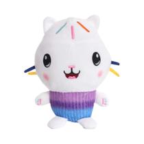 Boneca de Pelúcia Sereia Gato 25cm - 8 Peças - Brinquedo Infantil