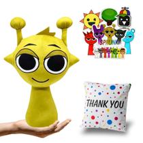 Boneca de pelúcia Sprunki Premium de 30 cm com 50 adesivos Boneca de pelúcia Sprunki Premium de 30 cm com 50 adesivos