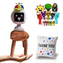 Boneca de pelúcia Sprunki Premium de 30 cm com 50 adesivos Boneca de pelúcia Sprunki Premium de 30 cm com 50 adesivos