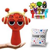 Boneca de pelúcia Sprunki Premium de 30 cm com 50 adesivos Boneca de pelúcia Sprunki Premium de 30 cm com 50 adesivos