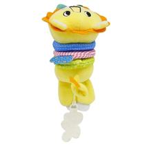 Boneca de pelúcia Teether Yellow Lion com caixa de música para bebês Boneca de pelúcia Teether Yellow Lion com caixa de música para bebês