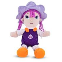 Boneca de Pelúcia Violeta Baby 37 cm Antialérgico