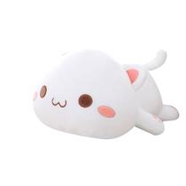 Boneca de pelúcia Wokex Cute Lying Cat Animal Doll 35 cm para crianças