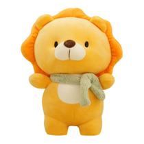 Boneca de pelúcia Yellow Lion de 23 cm para presente infantil