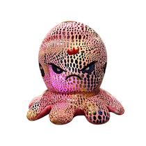 Boneca de polvo deformada engraçada, polvo de expressão de mudança, brinquedo de salto