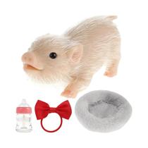 Boneca De Porquinho De Silicone Macio De 5 Polegadas, Brinquedo De Descompressão Realista De