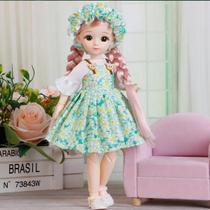 Boneca De Princesa Estilosa Articulada Com Acessórios 30cm