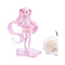 Boneca De PVC Hatsune Miku 20cm, Cantora Virtual De Anime, Tema Conto De Fadas Sakura Rosa, Boneca De PVC Hatsune Miku 20cm, Cantora Virtual De Anime, Tema Conto De Fadas Sakura Rosa,